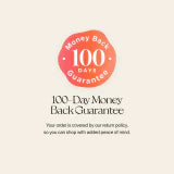 100-day money-back guarantee for femure BALANCE